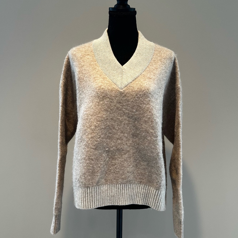 Lululemon Athletica Alpaca Wool-Blend V-Neck Sweater Size XS